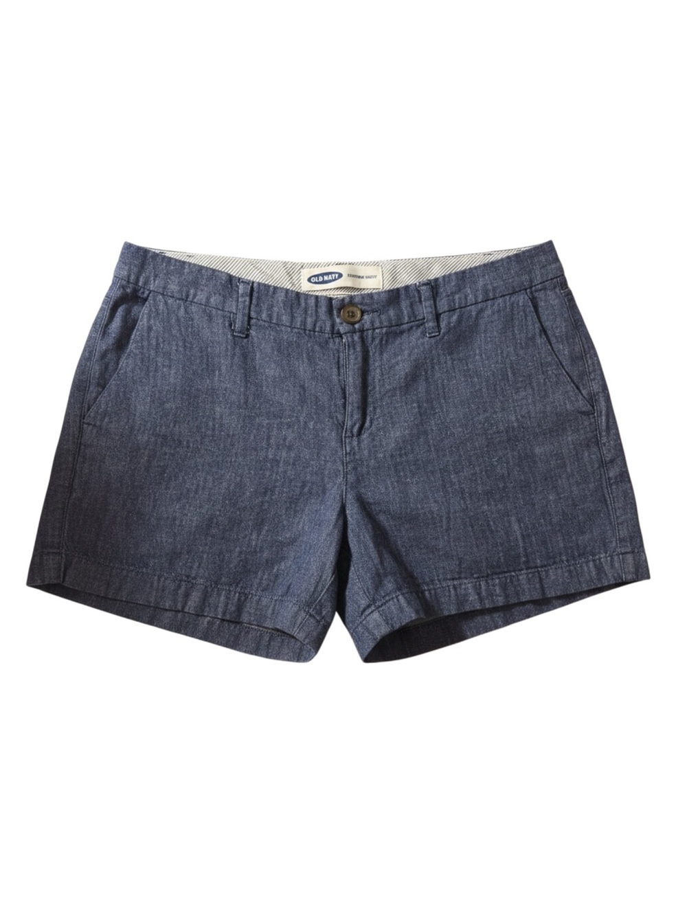 Old Navy Dark Blue Chambray Women's Shorts